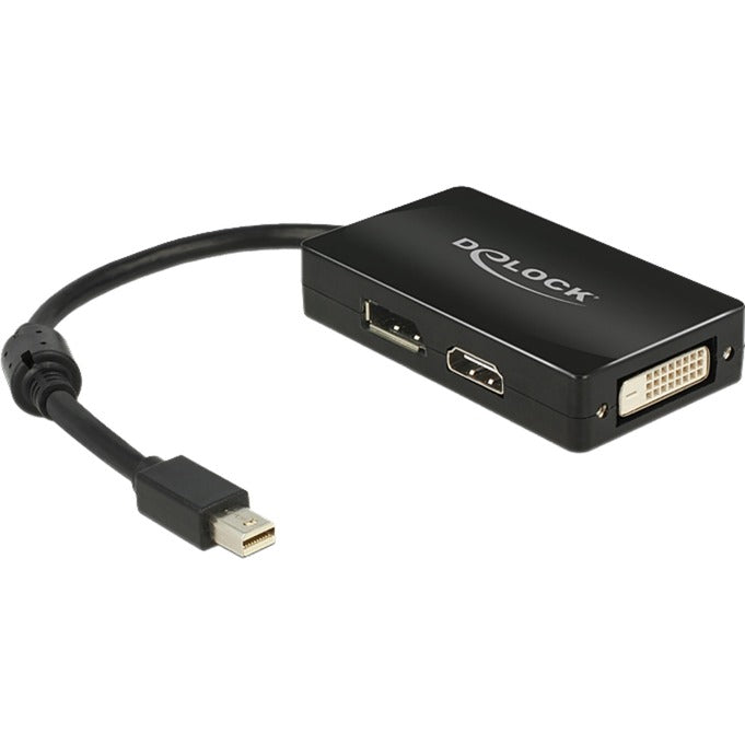 Load image into Gallery viewer, Delock mini displayport > displayport hdmi dvi adapter (zwart, 0,16 meter)
