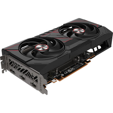 Sapphire radeon rx 9060 xt pulse 16gb oc grafische kaart (zwart rood, 1x displayport, 2x hdmi)