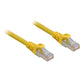 Sharkoon cat.6a netwerkkabel (geel, 1 meter, sftp, rj-45, halogeenvrij)
