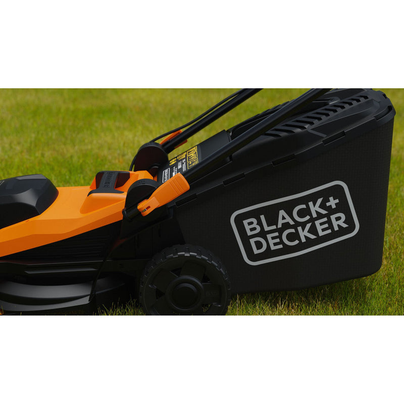 Load image into Gallery viewer, Black+decker bemwp340 grasmaaier (oranje zwart, 34 cm, 1400w)

