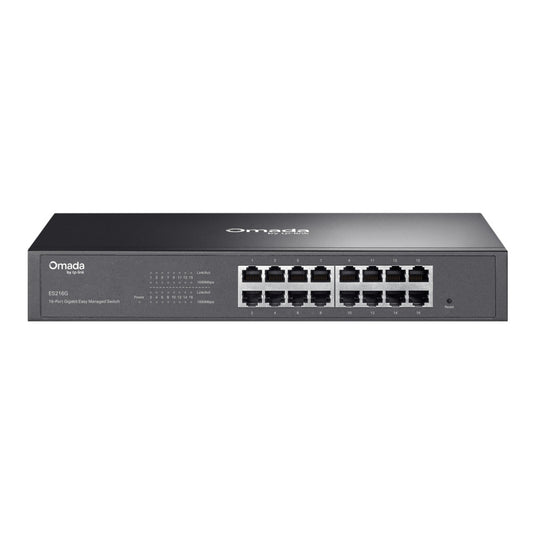 Tp-link omada es216g switch (zwart)