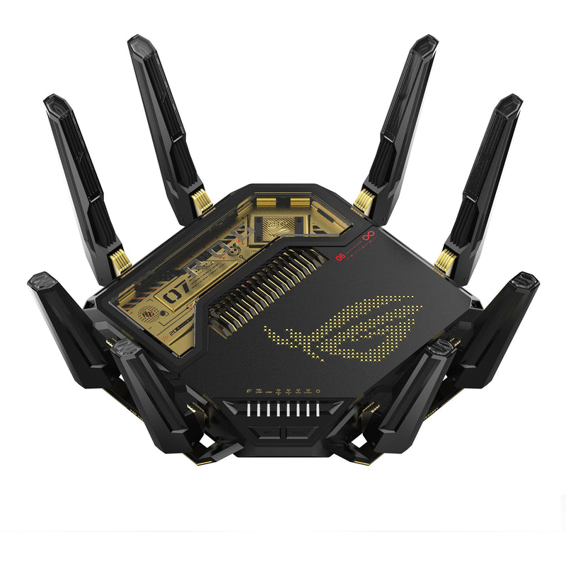 Afbeelding laden in galerijviewer, Asus rog rapture gt-be98 20th anniversary edition router (zwart)
