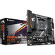 Gigabyte b550m aorus elite socket am4 moederbord (zwart grijs, raid, gb-lan, sound, µatx)