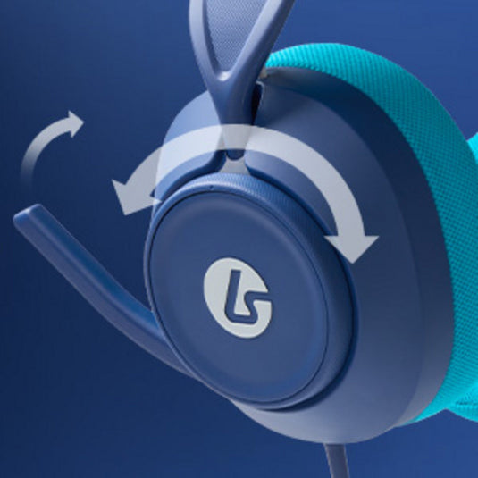Powera lucidsound ls10x gen 2 bedrade gamingheadset voor xbox series x|s - watergolf over-ear gaming headset (azuurblauw lichtblauw, xbox series x|s, xbox one, pc)