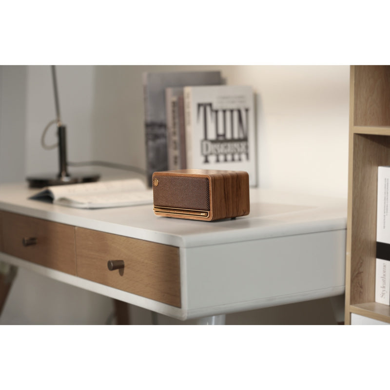ギャラリービューアに画像をロードする, Edifier mp230 retro bluetooth speaker luidspreker (houtkleur, bluetooth, microsd, aux, usb-c)
