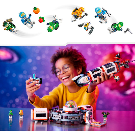 Lego city - modulair ruimtestation constructiespeelgoed (60433)