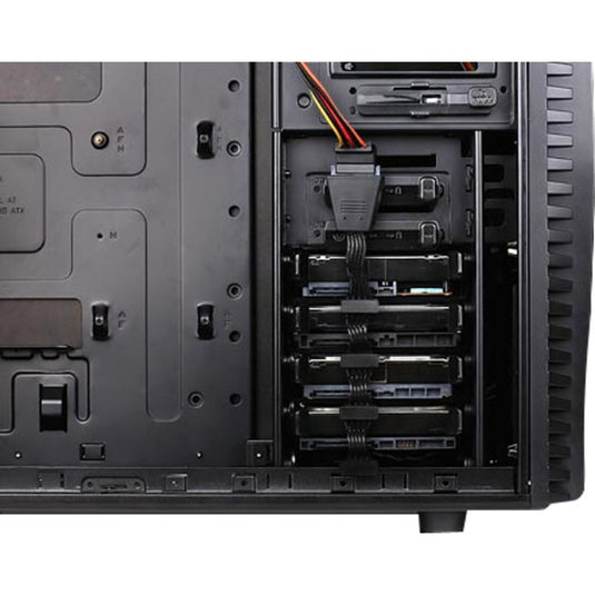 Silverstone adapter 15-pin sata > 4x 15-pin sata splitterkabel (zwart, 18,9 centimeter, cp06-e4)