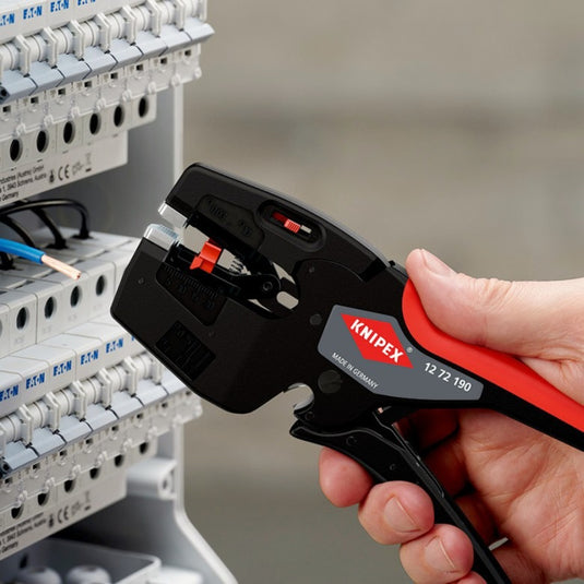 Knipex nexstrip striptang (zwart rood)