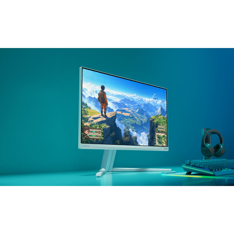 Afbeelding laden in galerijviewer, Philips evnia 24m2n3201pl 23.8 monitor (wit, 1x hdmi 2.1, 1x displayport 1.4, 260 hz (overclock))
