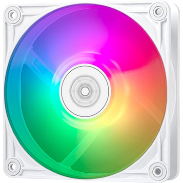 Silverstone vista 120 argb case fan (wit, 120 x 120 x 25 mm, pwm)
