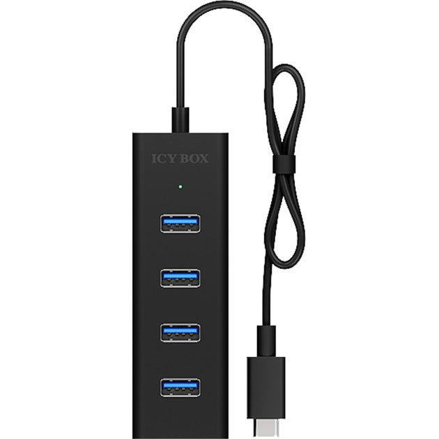 Load image into Gallery viewer, Icy box ib-hub1409-c3 usb-hub (zwart, 4x usb-a 3.2 (5 gbit s), 1x usb-c 3.2 (5 gbit s))
