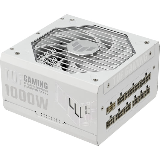Asus tuf gaming gold white edition modulaire 1000 watt voeding (wit, 1x 12v-2x6, 4x pcie)