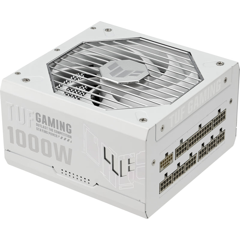 Load image into Gallery viewer, Asus tuf gaming gold white edition modulaire 1000 watt voeding (wit, 1x 12v-2x6, 4x pcie)
