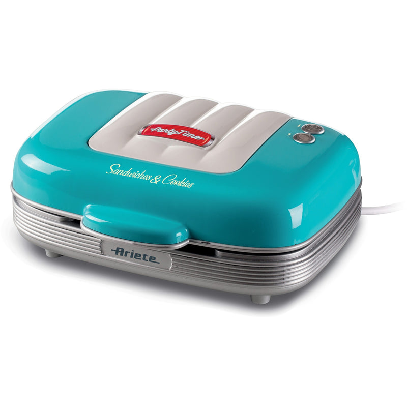 Load image into Gallery viewer, Ariete party time tosti cupcake maker 1972 01 sandwichmaker (lichtblauw)
