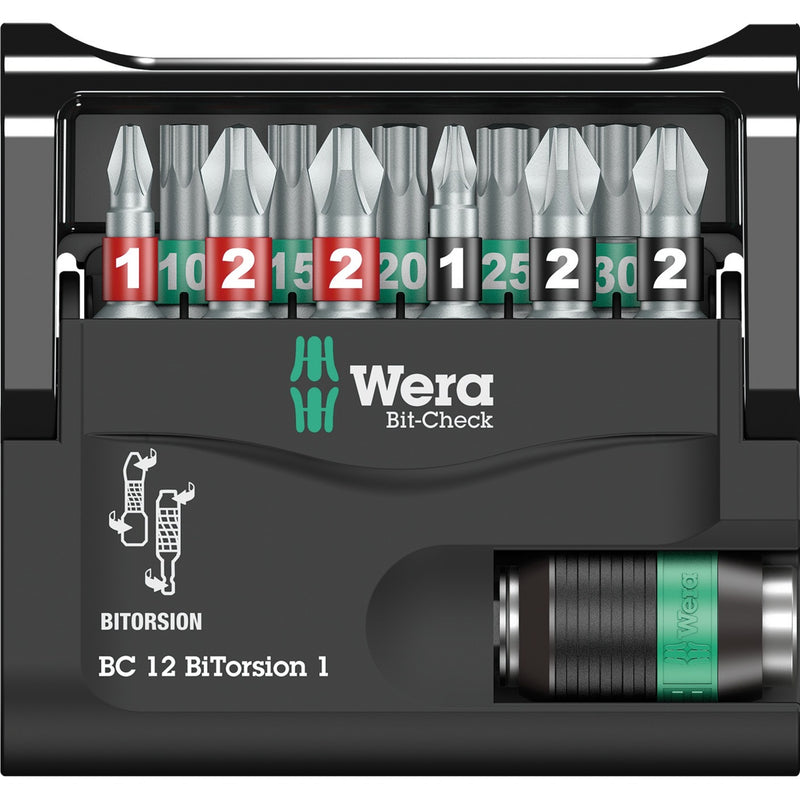 Load image into Gallery viewer, Wera bit-check 12 bitorsion 1 bitset (12-delig)
