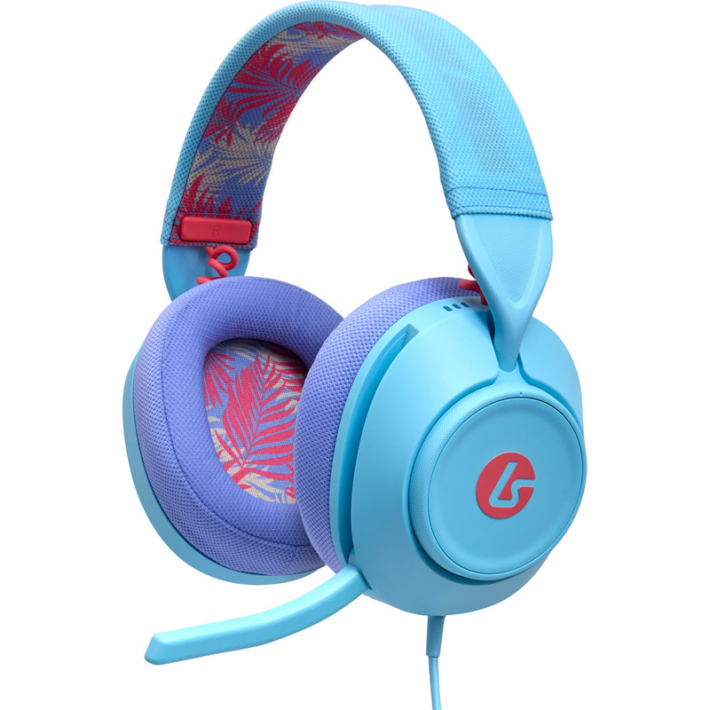 ギャラリービューアに画像をロードする, Powera lucidsound ls10 bedrade gamingheadset - oceaangolven over-ear gaming headset (lichtblauw paars, playstation 5, playstation 4, xbox series x|s, xbox one, pc, mobiel)
