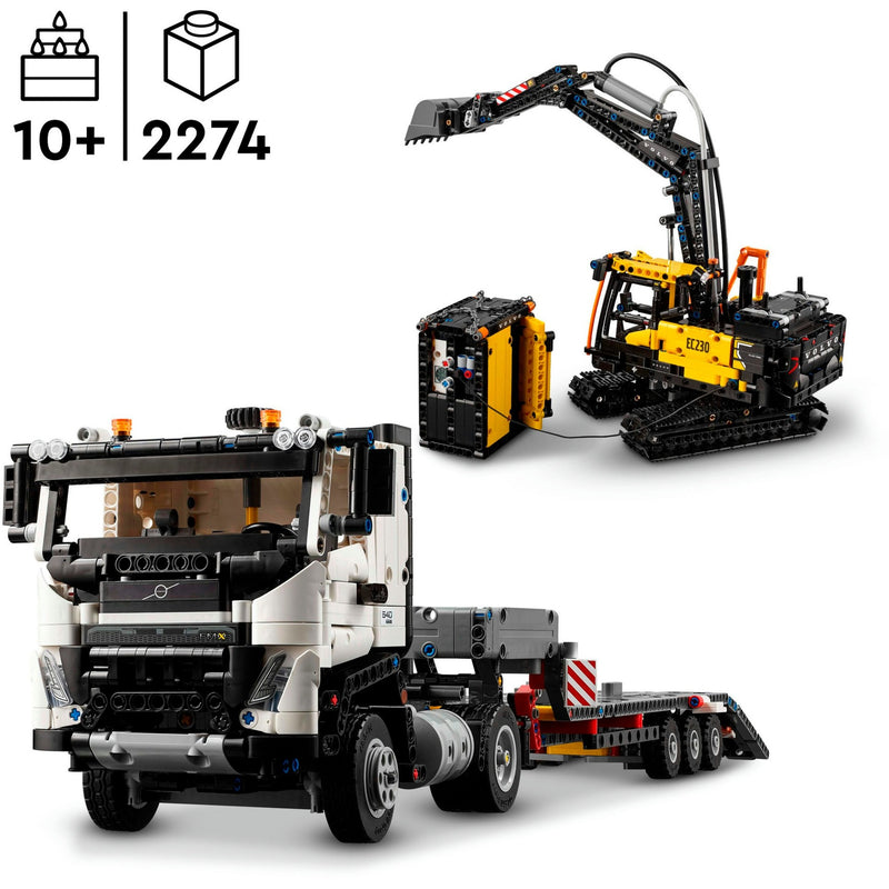 Load image into Gallery viewer, Lego technic 42175 volvo fmx truck ec230 elektrische graafmachine
