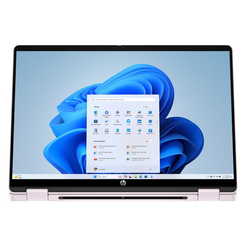 Afbeelding laden in galerijviewer, Hp omnibook 5 flip 2-in-1 14-fp0252ndx 14 laptop (lichtroze | core 5 120u | intel graphics | 8 gb | 512 gb ssd | touch)

