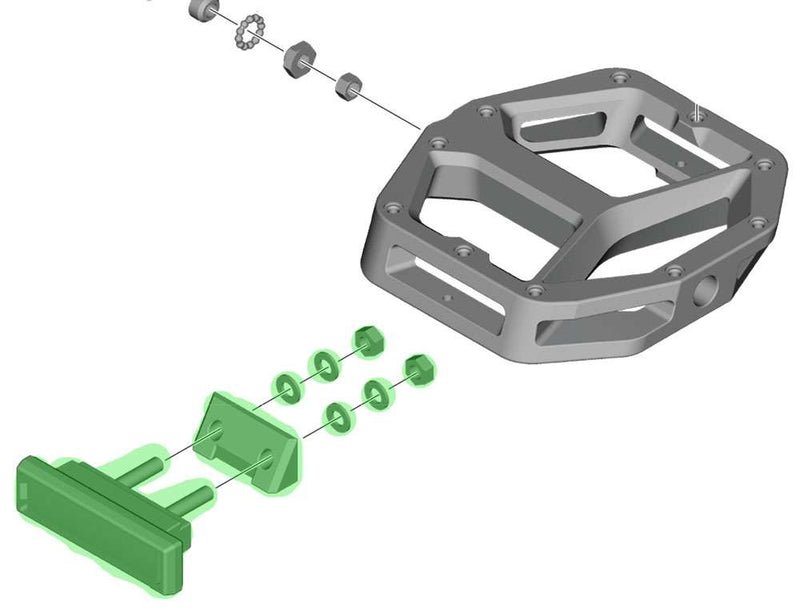 Load image into Gallery viewer, Shimano sm-pd67 reflector set
