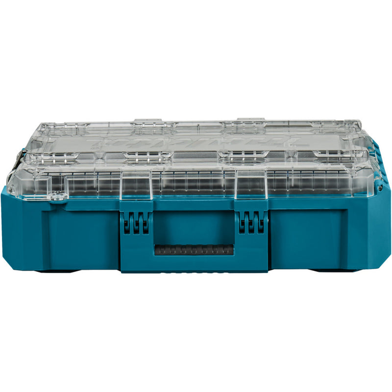 Load image into Gallery viewer, Makita maktrak organizer medium p-91045 gereedschapsbox (blauw zwart)

