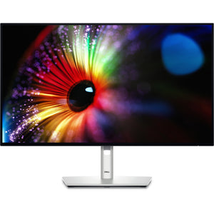 Dell ultrasharp u2724d 27 monitor (zilver zwart, 2x displayport, 1x hdmi, 2x usb-c, 3x usb-a, 120 hz)