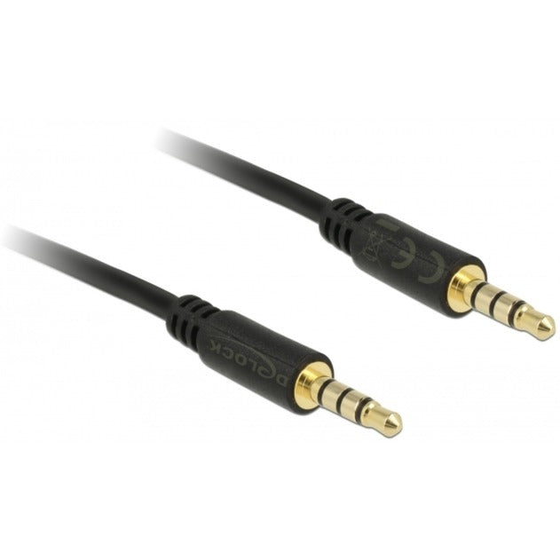 Chargez l'image dans la visionneuse de la galerie, Delock 3,5 mm male > 3.5 mm male kabel (zwart, 3 meter)
