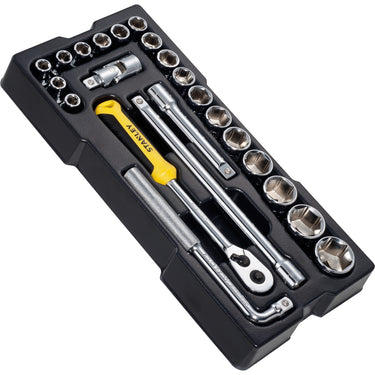 Stanley transmodule doppenset 1 2 zeskant (stmt1-74173, 23-delig)