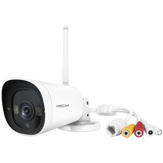 Foscam g4c, 2k starlight wifi buiten beveiligingscamera (wit)