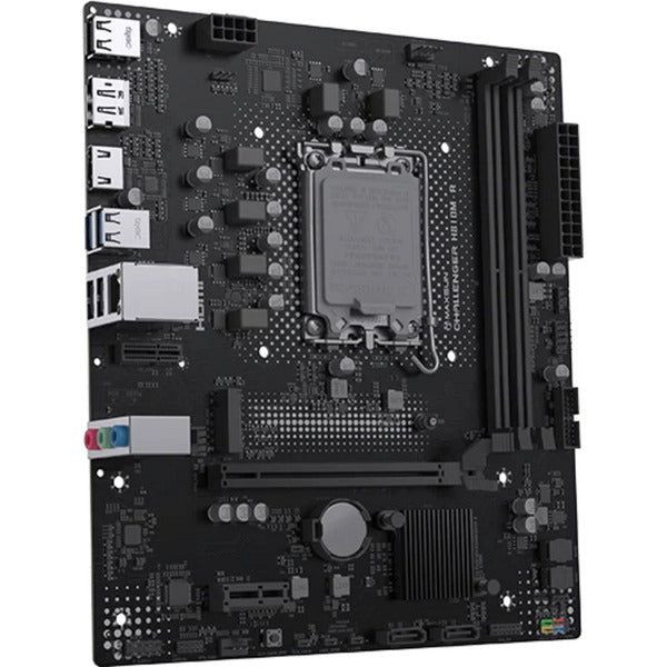 Laden Sie das Bild in Galerie -Viewer, Maxsun ms-challenger h810m-r socket 1851 moederbord (zwart, gb-lan, sound, µatx)
