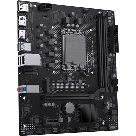 Maxsun ms-challenger h810m-r socket 1851 moederbord (zwart, gb-lan, sound, µatx)