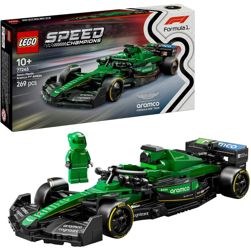 Load image into Gallery viewer, Lego speed champions 77245 aston martin aramco f1 amr24 racewagen
