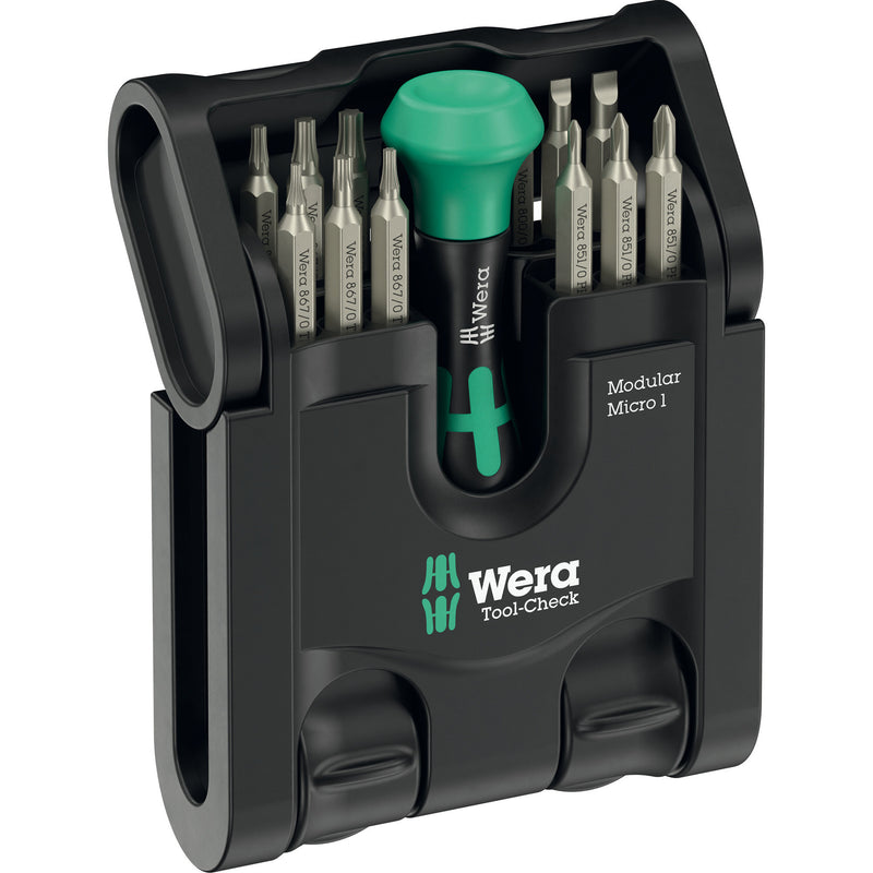 Load image into Gallery viewer, Wera tool-check modular set imperial 1, 50‑delig bitset (zwart groen)
