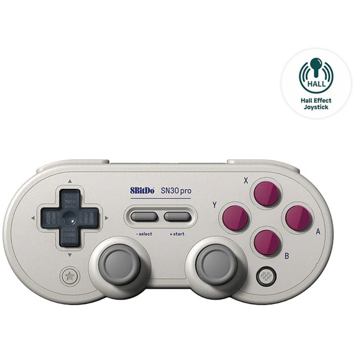Load image into Gallery viewer, 8bitdo sn30 pro gamepad (lichtgrijs, bluetooth, usb, pc, nintendo switch switch 2)
