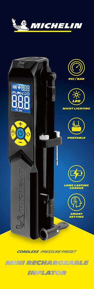 Load image into Gallery viewer, Michelin digital 10 bar battery air pump
