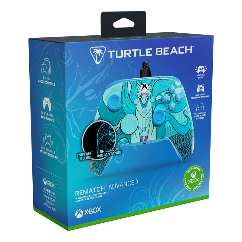 Load image into Gallery viewer, Turtle beach rematch geavanceerde bedrade controller (blue kitsune, xbox serie x|s, xbox one, pc)
