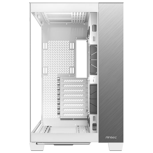 Antec c8 midi tower behuizing (wit zilver | 2x usb-a | 1x usb-c | tempered glass)