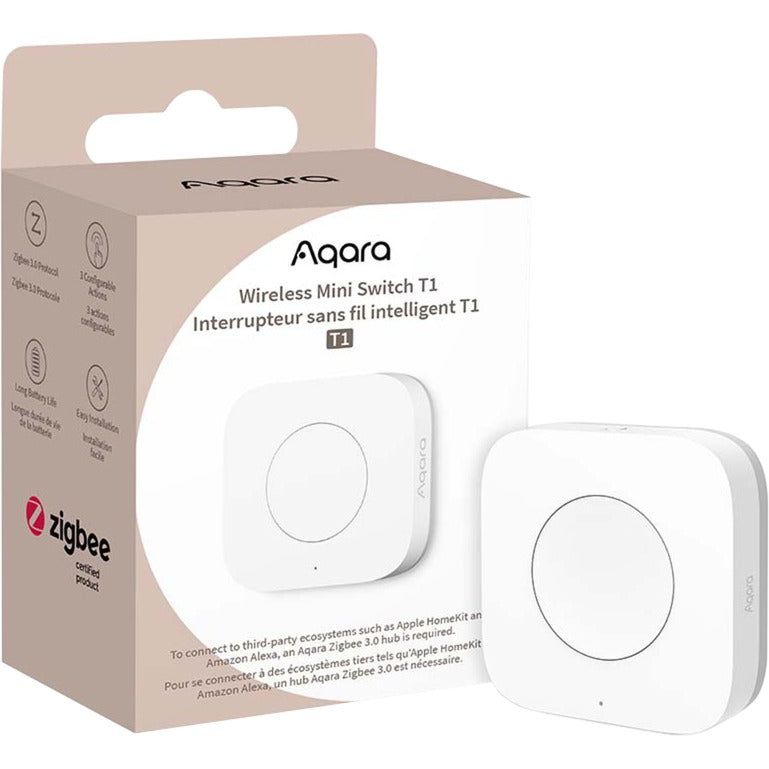 Load image into Gallery viewer, Aqara wireless mini switch t1 schakelaar (wit)
