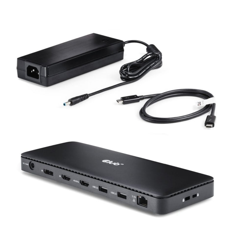 Load image into Gallery viewer, Club 3d thunderbolt 4 12-in-1 dock dockingstation (zwart)
