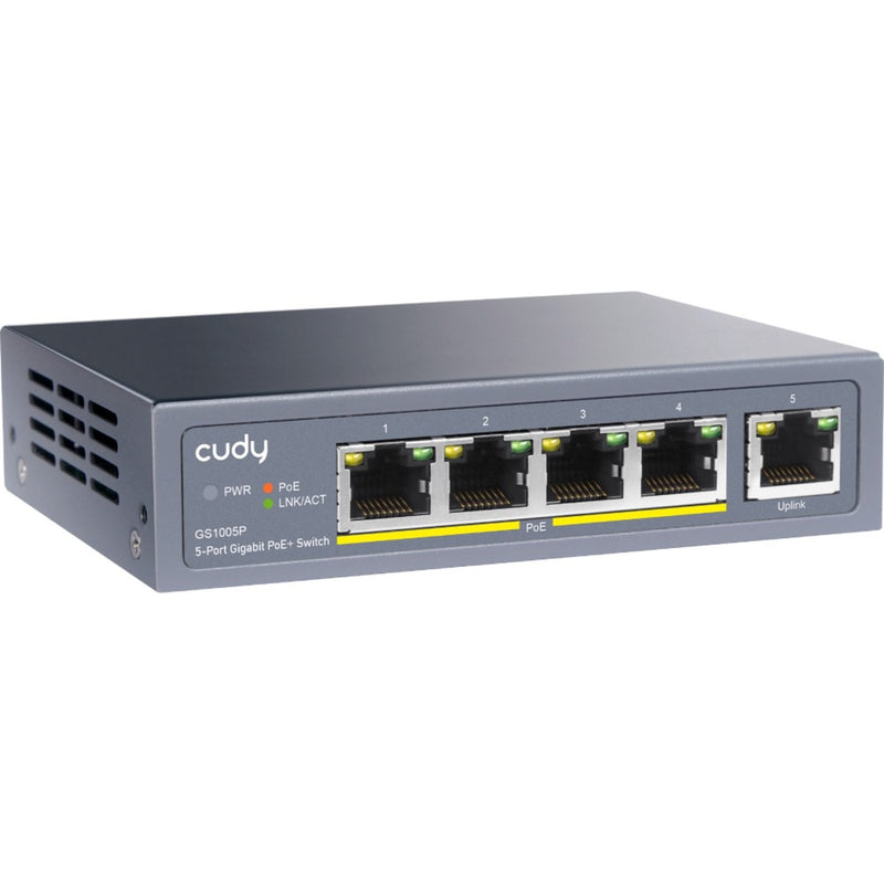 Chargez l'image dans la visionneuse de la galerie, Cudy 5-port gigabit poe+ switch (zwart)
