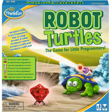 Think fun thinkfun robot turtles bordspel (nederlands, 2 - 5 spelers, 10 - 30 minuten, vanaf 4 jaar)