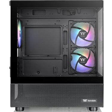 Thermaltake view 170 tg argb mini tower behuizing (zwart | 2x usb-a | rgb | tempered glass)