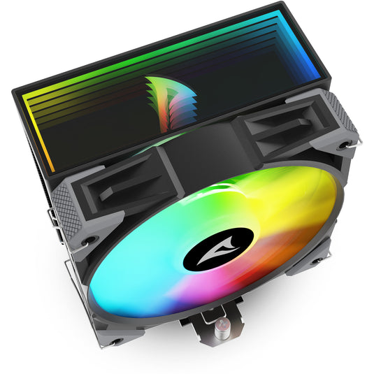 Sharkoon a50 rgb cpu-koeler (zwart, 4-pins pwm fan-connector)