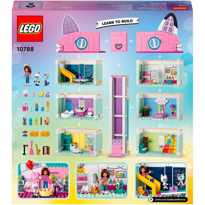 ギャラリービューアに画像をロードする, Lego gabby's poppenhuis gabby's poppenhuis speelgoed speelgoed met 4 minifiguren en accessoires voor kinderen 4+ - 10788
