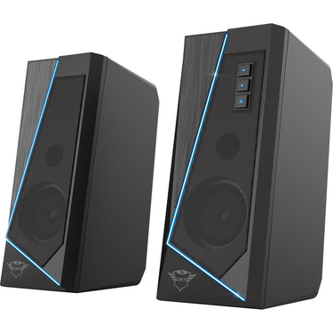 Trust gxt 609 zoxa rgb-verlichte speakerset pc-luidspreker (zwart, rgb led)