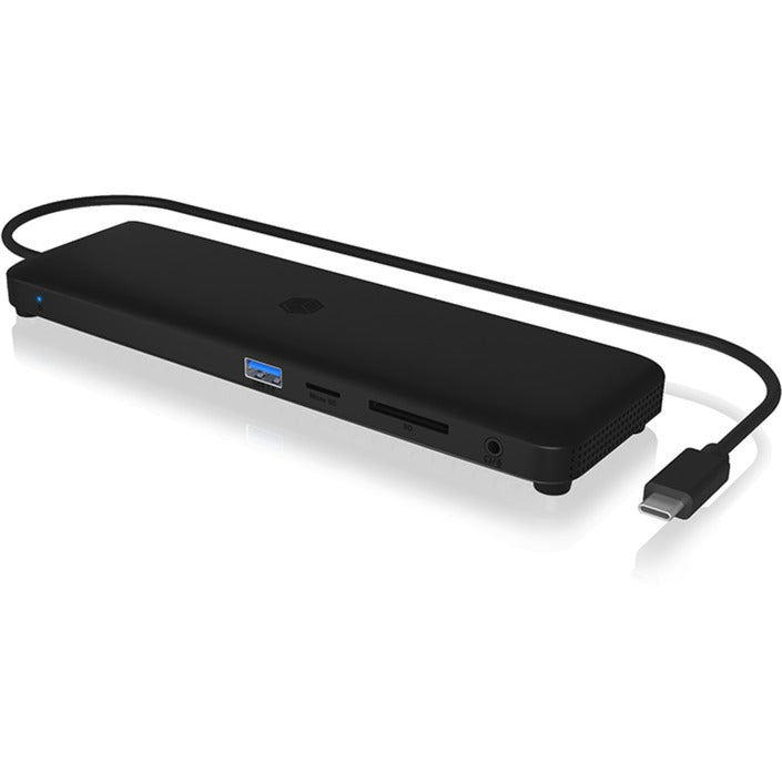 Load image into Gallery viewer, Icy box ib-dk2116-c 11-in-1 mobile dockingstation with triple video output (zwart, hdmi, displayport, lan, usb type-c)
