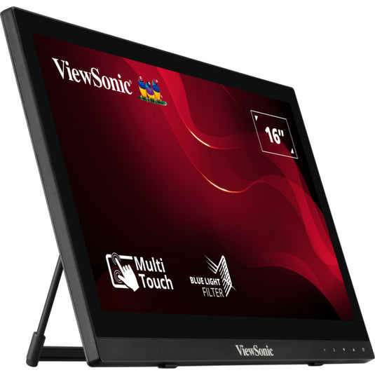 Viewsonic 10-point touchscreen monitor td1630-3 16 (zwart, 1x hdmi, vga, usb-b)