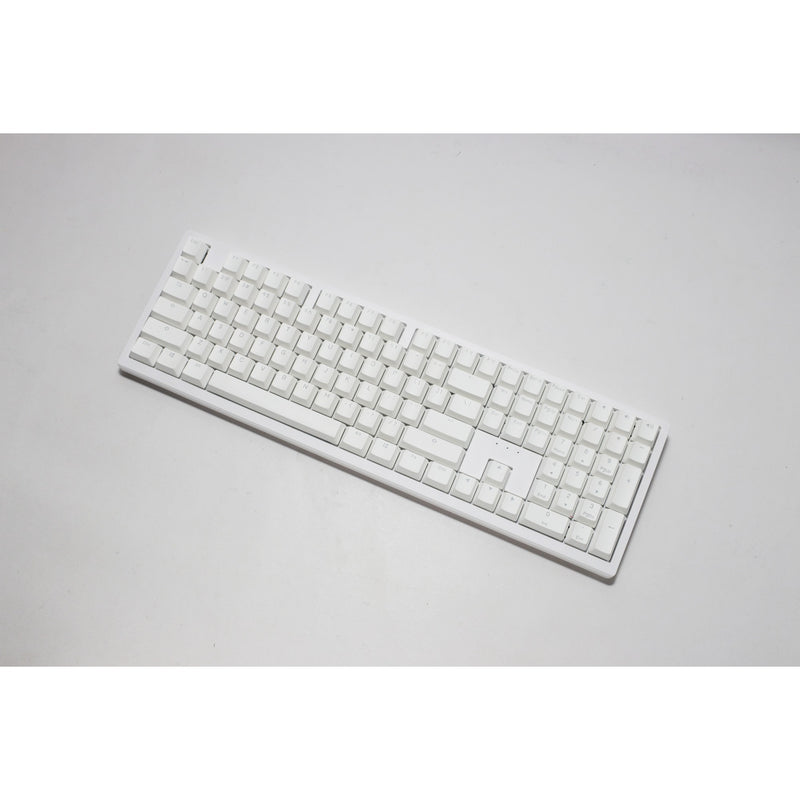 Load image into Gallery viewer, Ducky zero 6108 pure white, gaming toetsenbord (wit, us lay-out, cherry mx2a speed silver, rgb leds, double-shot pbt, hot swap, 2.4ghz | bluetooth | usb-c)
