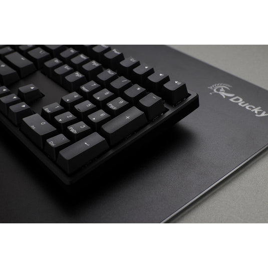 Ducky origin phantom black mechanisch toetsenbord (zwart, us lay-out (qwerty), cherry mx speed silver, 100%, hot swap, pbt double-shot keycaps)