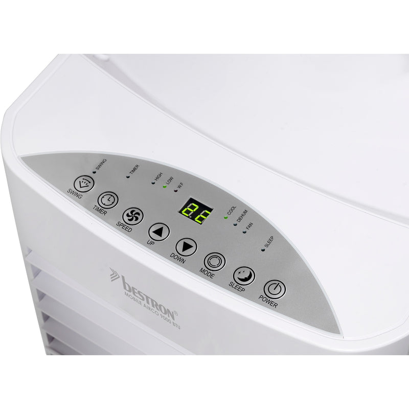 Load image into Gallery viewer, Bestron aac9000 mobiele airconditioner (wit, koelvermogen 2,6 kw | met cfc-vrij koelmiddel | 9000 btu h)
