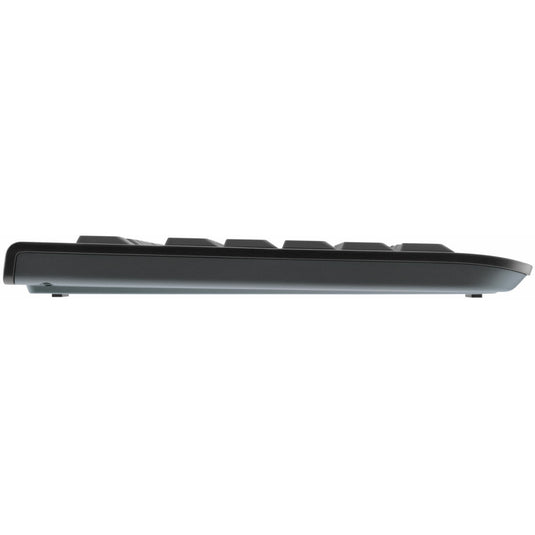 Cherry kw 3000, toetsenbord (zwart, eu lay-out (qwerty), rubberdome, 2,4ghz)